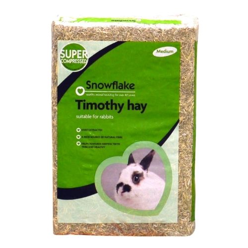 Snowflake Timothy Hay For Rabbits 1kg | FabFinds
