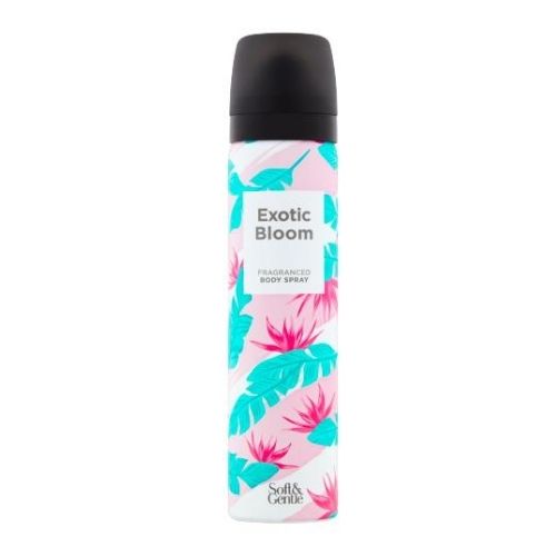 Soft & Gentle Fragranced Body Spray Assorted Scents 75ml Perfume & Cologne Soft & Gentle Exotic Bloom  