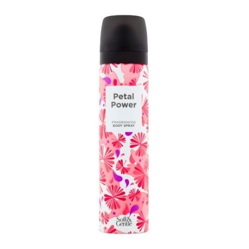 Soft & Gentle Fragranced Body Spray Assorted Scents 75ml Perfume & Cologne Soft & Gentle Petal Power  
