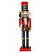 Nutcracker Soldier Christmas Ornament 31cm Assorted Styles Christmas Festive Decorations FabFinds Red and Navy Top Hat  