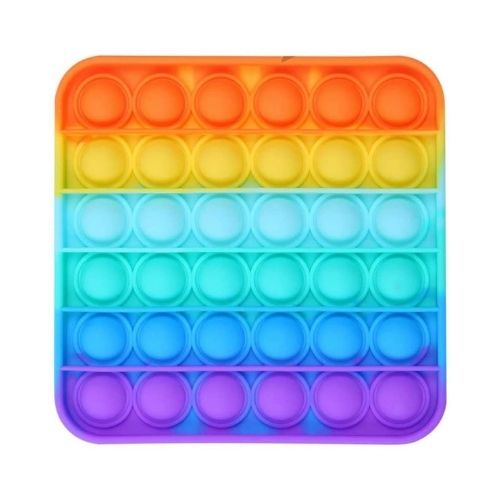 Rainbow Pops Fidget Pops Assorted Shapes Toys FabFinds Square  