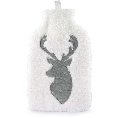 Lux Stag Hot Water Bottle 2 Litre Hot Water Bottles Cosy & Snug   