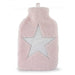 Lux Pink Star Hot Water Bottle 2 Litre Hot Water Bottles Cosy & Snug   