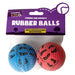 Strong And Bouncy Rubber Balls 2 Pack Dog Toy Cooper & Pals   