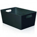 Moda Multi-Purpose Storage Boxes Pack Of 3 Storage Boxes Moda Black  