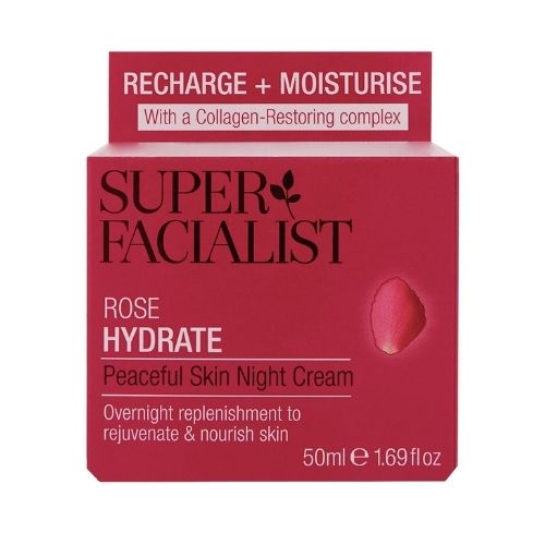 Super Facialist Rose Hydrate Peaceful Skin Night Cream 50ml Face Creams super facialist   