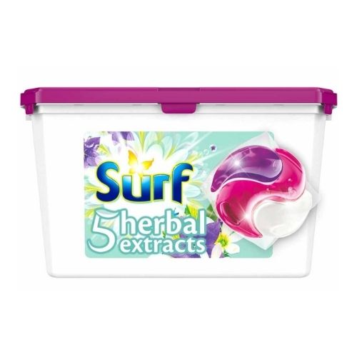 Surf Herbal Extracts 2 in 1 Detergent 18 Capsules Laundry - Detergent FabFinds   