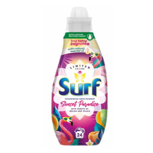 Surf Sunset Paradise Liquid Detergent 24 Wash 648ml Laundry - Detergent Surf   