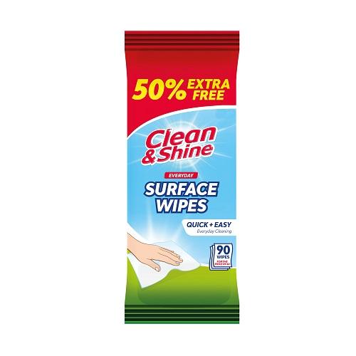 Clean & Shine Everyday Surface Wipes 90 Wipes Cleaning Wipes Clean & Shine   