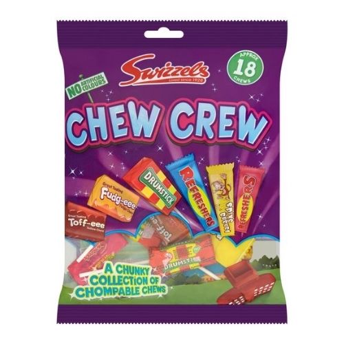 Swizzels Chew Crew Sweets 180g Sweets, Mints & Chewing Gum Swizzels   