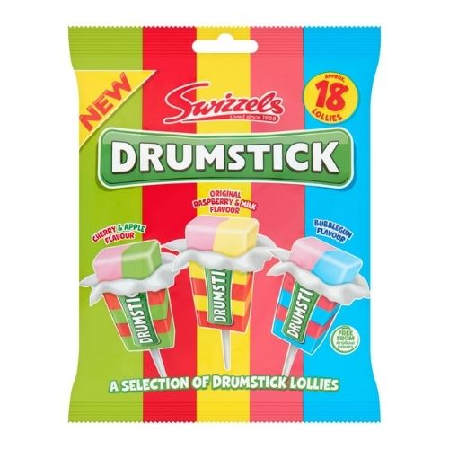 Swizzels Drumstick Selection Sweets 180g Sweets, Mints & Chewing Gum Swizzels   