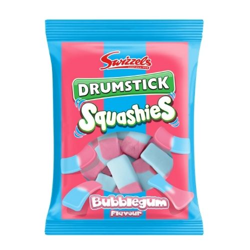 Swizzels Drumstick Bubblegum Squashies 160g Sweets, Mints & Chewing Gum Swizzels   