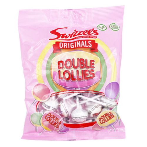 Swizzles Originals Double Lollies 158g Sweets, Mints & Chewing Gum Swizzels   
