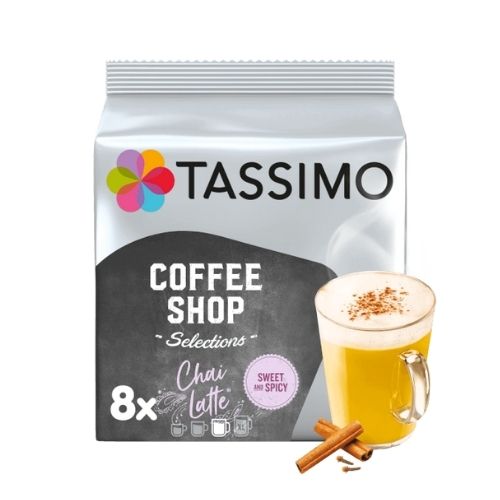 Tassimo Chai Latte Coffee Pods 8 Pk 297g Coffee tassimo   
