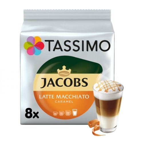 Tassimo Jacobs Latte Macchiato Coffee Pods 8 Pk 264g Coffee Tassimo   