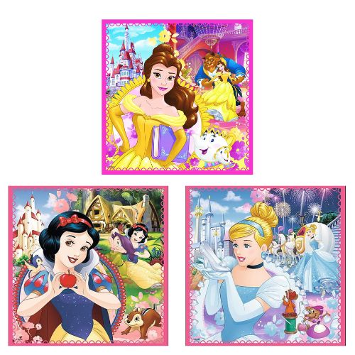 Trefl Disney Princess 3-In-1 Puzzle Set Puzzles Trefl   