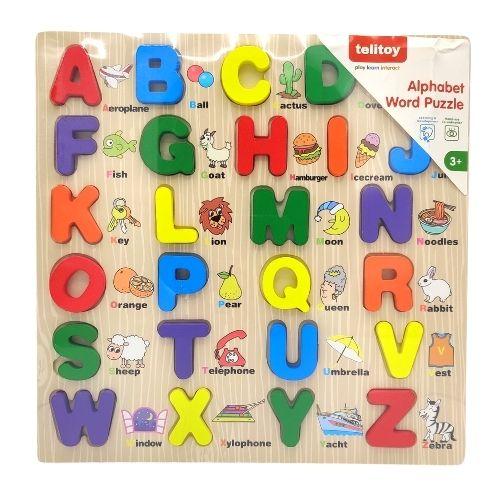 Telitoy Alphabet Word Puzzle Educational Toys Telitoy   