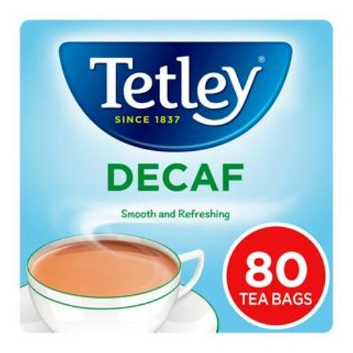Tetley Tea Decaf 80 Tea Bags Tea Tetley   