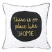 No Place Like Home Quote Cushion Cushions FabFinds   