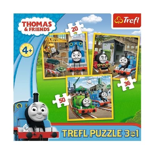 Thomas & Friends 3-In-1 Puzzle Jigsaw Puzzles Trefl   