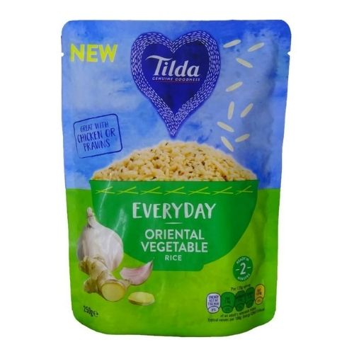 Tilda Oriental Vegetable Rice 250g Pasta, Rice & Noodles Tilda   