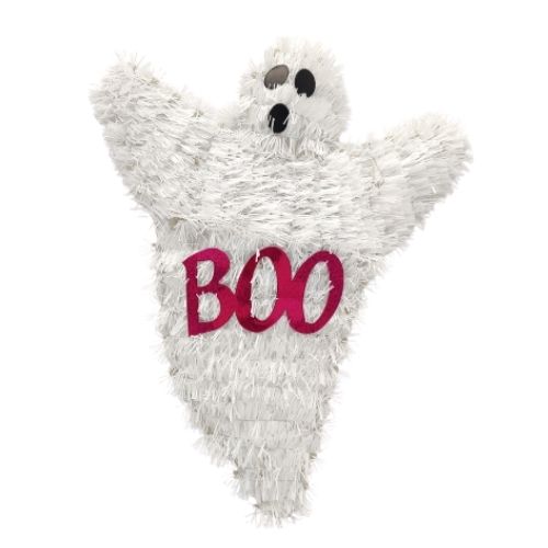 Halloween Tinsel Boo Ghost Decoration Halloween Decorations FabFinds   