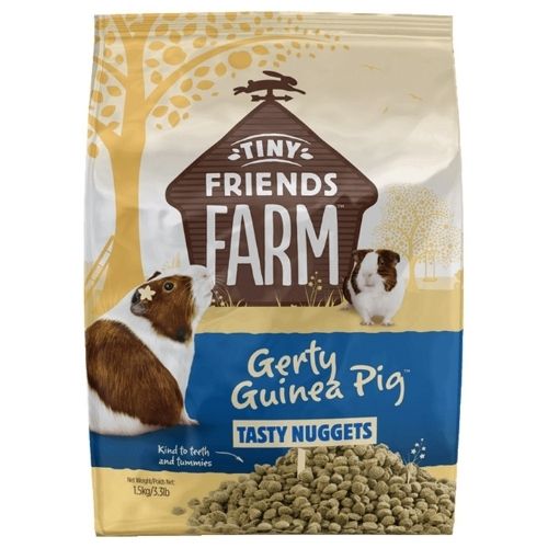 Tiny Friends Farm Gerty Guinea Pig Tasty Nuggets 1.5kg Small Animal Food tiny friends farm   