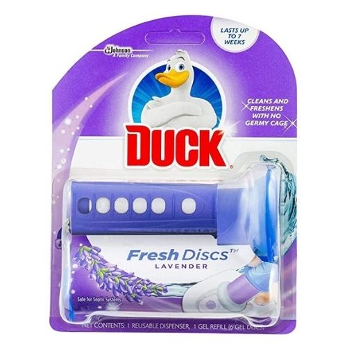Toilet Duck Fresh Discs Lavender 36ml 6pk Toilet Cleaners Toilet Duck   