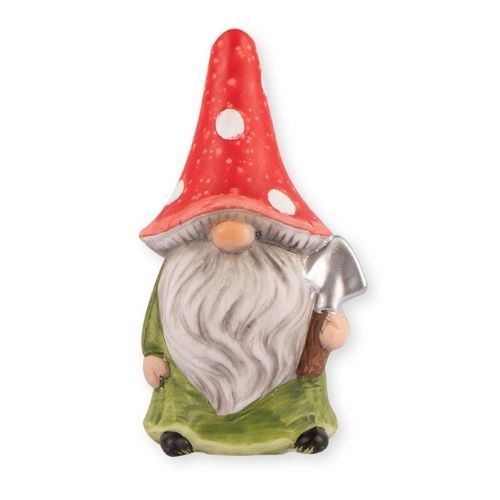 Traditional Garden Gnome Ornament Assorted Colours 20cm Garden Decor FabFinds Red Hat  