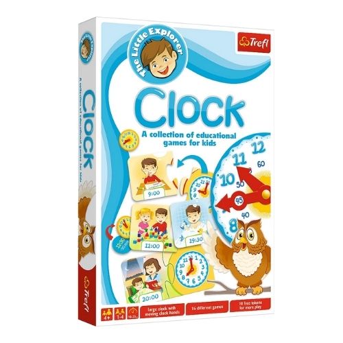 Trefl Clock Educational Game For Kids Educational Toys Trefl   