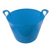 Tub Container Assorted Colours 26 Litre Storage Baskets FabFinds Blue  