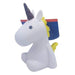 Pet Touch Squeaky Rubber Unicorn Dog Toy Assorted Colours Dog Toys Pet Touch Yellow  