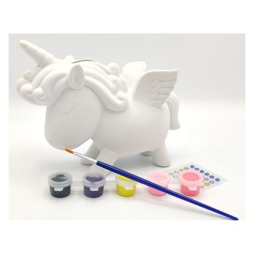Paint Your Own Unicorn Money Box Kit Arts & Crafts FabFinds   