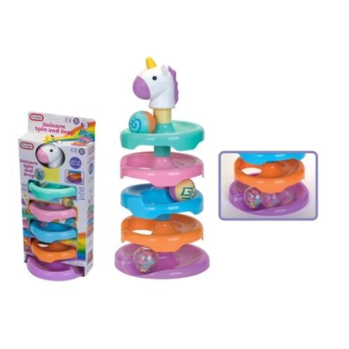 Fun Time Unicorn Spin and Drop Toy Baby Toys & Activity Equipment Fun Time   