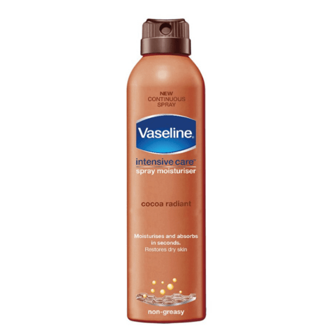 Vaseline Spray & Go Cocoa Body Moisturiser 190ml Body Moisturisers vaseline   
