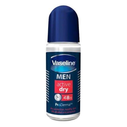 Vaseline Active Dry Roll-On Antiperspirant Deodorant Men 50ml Deodorant & Antiperspirants vaseline   