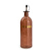 Vintage Amber Vinegar Glass Storage Bottle 20cm Kitchen Storage Candlelight   