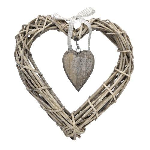 Natural Wicker Hanging Heart Decoration Home Decoration Home Collection   