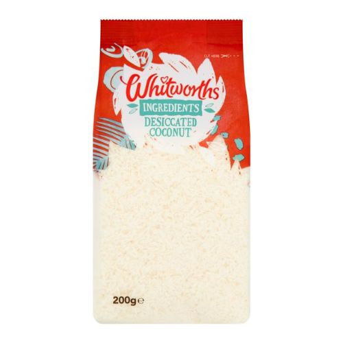 Whitworths Ingredients Desiccated Coconut 200g Cooking Ingredients Whitworths   