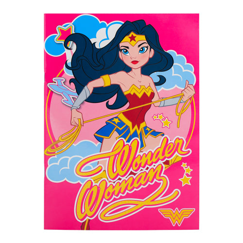 Wonder Woman A4 Colouring In Pad Arts & Crafts TDL   