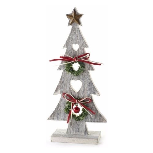 Wooden Tree With Star Christmas Decoration — FabFinds