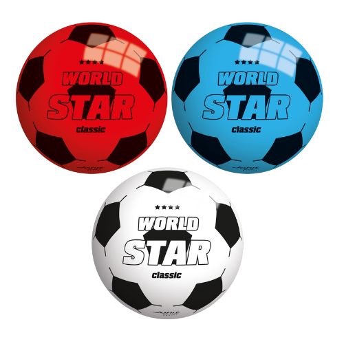 World Star Classic Bouncy Football Assorted Colours 22cm - FabFinds