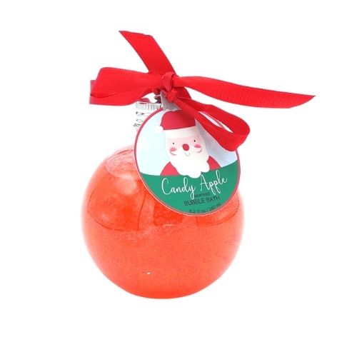 Christmas Bubble Bath Assorted Scents 24 oz Bath Salts & Bombs FabFinds Candy Apple  