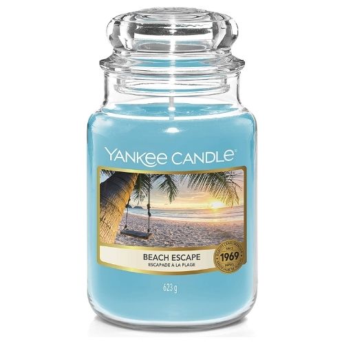 Yankee Candle Classic Large Jar Beach Escape 623g Candles yankee candles   