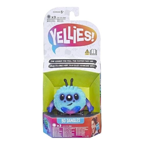 Yellies! Electronic Spider Toy Voice Activated Spooder Pet Assorted Characters Toys Yellies! Bo Dangles  