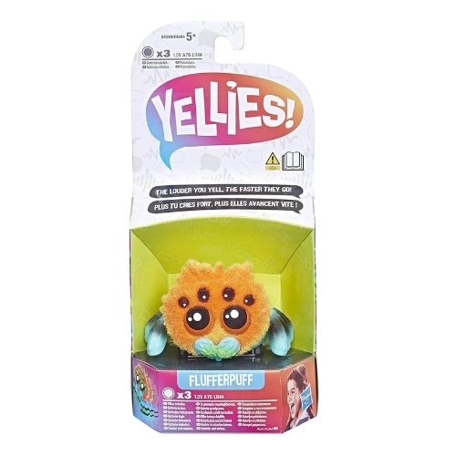 Yellies! Electronic Spider Toy Voice Activated Spooder Pet Assorted Characters Toys Yellies! Flufferpuff  