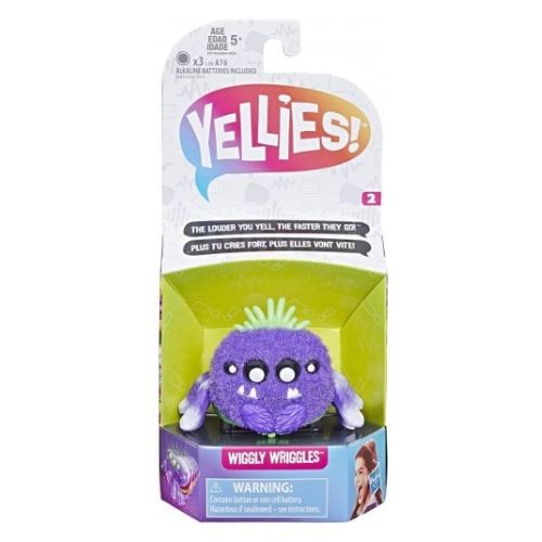 Yellies! Electronic Spider Toy Voice Activated Spooder Pet Assorted Characters Toys Yellies! Wiggly Wriggles  