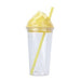 Colourful Ice Cream Shaped Drink Cup Mugs PMS Yellow  