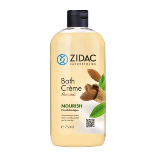 Zidac Bath Creme Nourish Almond 750ml Bath Salts & Bombs Zidac   