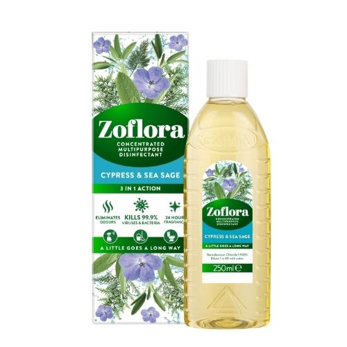 Zoflora Cypress & Sea Sage Concentrated Disinfectant 120ml Disinfectant Zoflora   